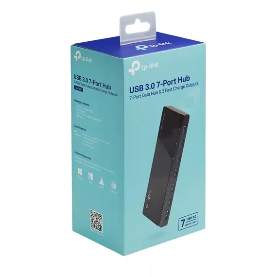 Adaptor Hub TP-LINK UH700, Negru, 2 image