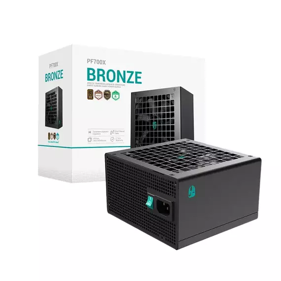 Power Supply ATX 700W Deepcool GamerStorm PF700X, 80+Bronze,120mm, Active PFC, DC/DC,  Flat cable de, 5 image