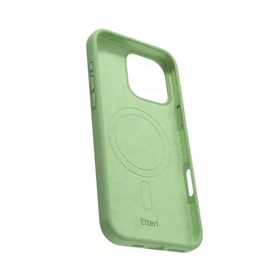 Husă Etteri Silicone Mag pentru Apple iPhone 16 Pro Max, Verde deschis, 5 image