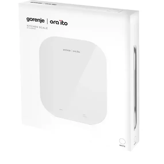 Cântar electronic de bucătărie Gorenje Ora ito KT10 ORAW, Alb, 2 image