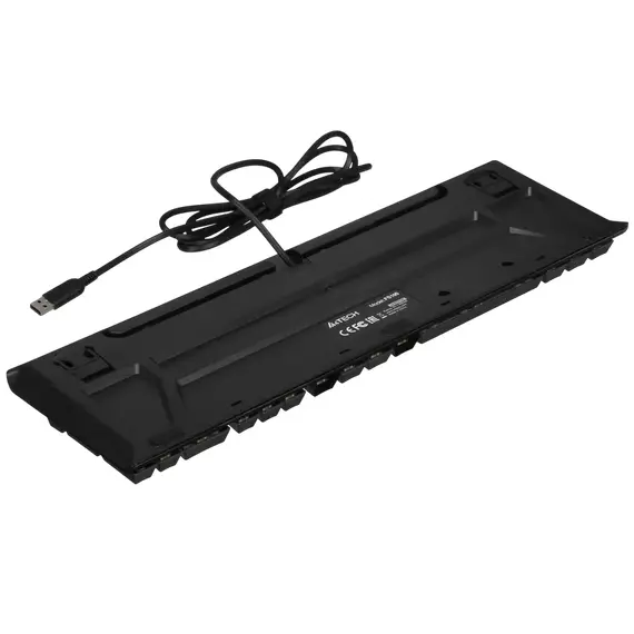 Tastatură A4Tech FS100, Cu fir, Stone Black, 2 image