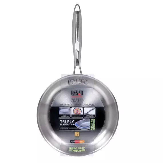 Tigaie RESTO 95001, 24cm, Oțel inoxidabil, 4 image