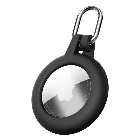 Husă pentru Airtag Cellularline AIRTAGSOFTSHELLK, Negru
