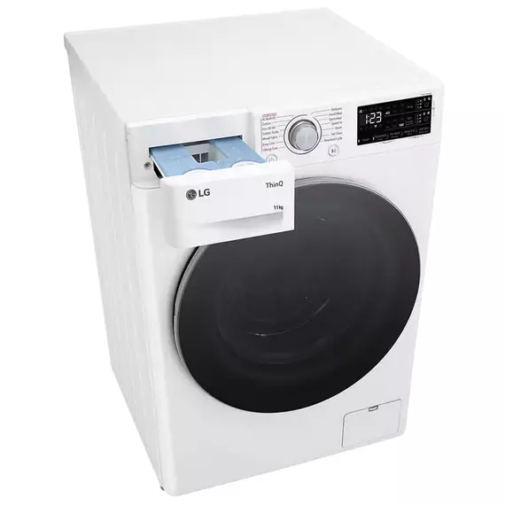 Mașină de spălat LG F4WR311S1WA, 11kg, Alb, 8 image