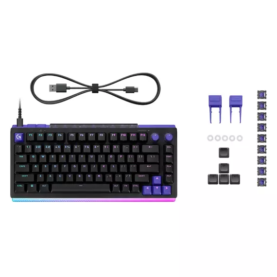 Gaming Keyboard Logitech G512 X 75 Wired, EMEA28i - 935 - Linear,Black, 2 image