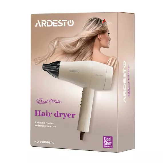 Hair Dryer Ardesto HD-Y700PERL, 4 image