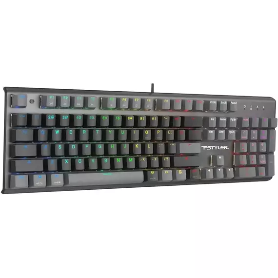 Tastatură A4Tech FS100, Cu fir, Stone Black, 6 image