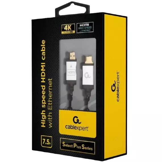 Cablu Video Cablexpert CCB-HDMIL-7.5M, HDMI (M) - HDMI (M), 7,5m, Negru, 3 image