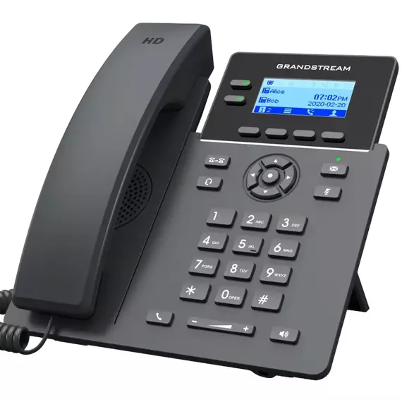 Telefon IP Grandstream GRP2602P, Negru, 2 image