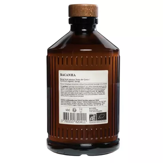 Sirop Bacanha Brut Noix de Coco, 400 ml, 2 image