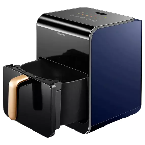 Friteuză cu aer cald Panasonic NF-CC600ATS, Negru | Albastru, 6 image