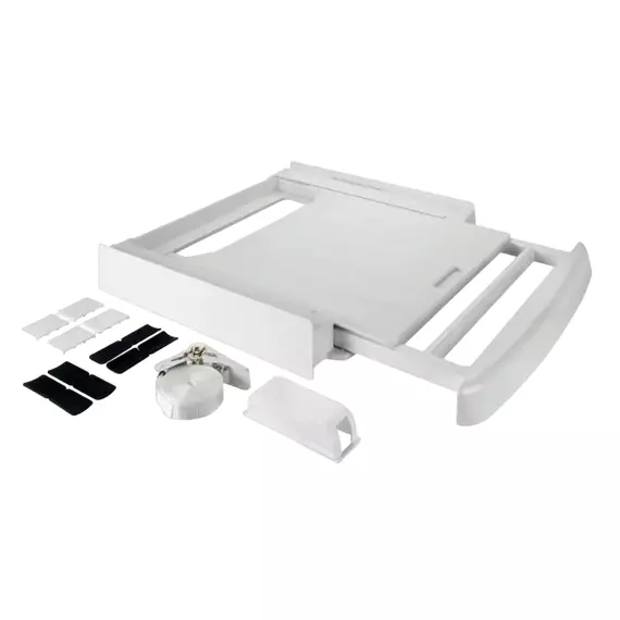 Kit montare verticala pentru uscatoare Whirlpool Wpro 484000008545, Alb