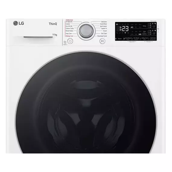 Mașină de spălat LG F4WR311S1WA, 11kg, Alb, 4 image