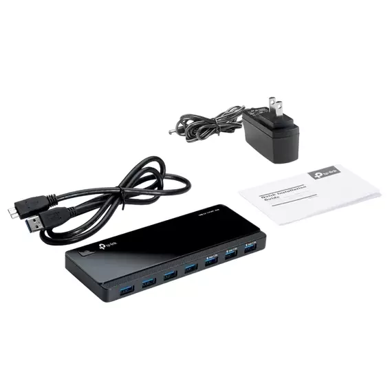 Adaptor Hub TP-LINK UH700, Negru, 3 image