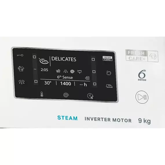 Mașină de spălat Whirlpool FFD 9489 BV EE, 9kg, Alb, 5 image