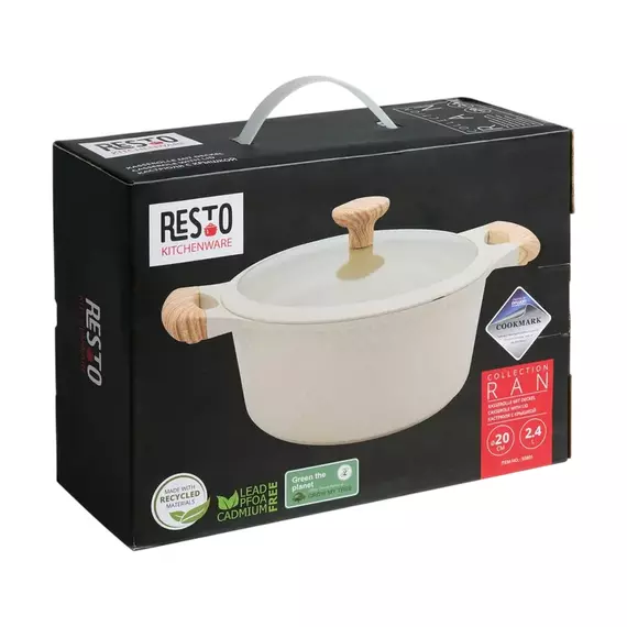 Cratiță RESTO 93801, 2,4L, 20cm, Bej, 5 image