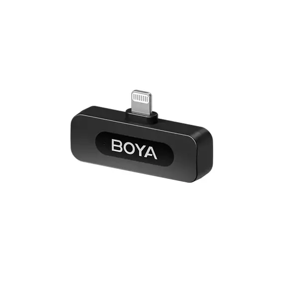 Microfon portabil pentru înregistrare vocală Boya BY-V2 V2.0, Fără fir, Negru, 5 image