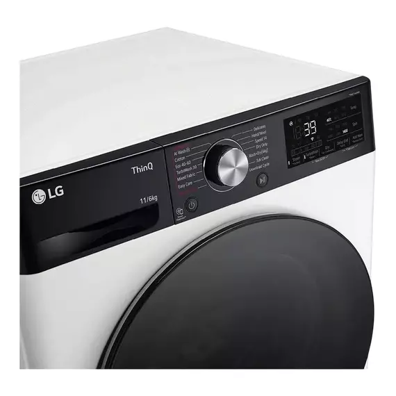 Mașină de spălat cu uscător LG F4DR711S2H, 10kg, Alb, 4 image