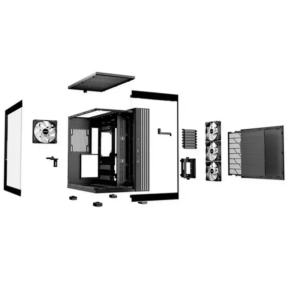 Carcasă PC be quiet! Ligh Base 600 LX, Midi-Tower, Fără PSU, Negru, 8 image