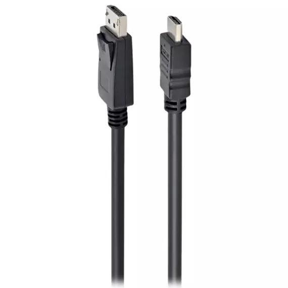 Cablu Video Cablexpert CC-DP-HDMI-5M, DisplayPort (M) - HDMI (M), 5m, Negru