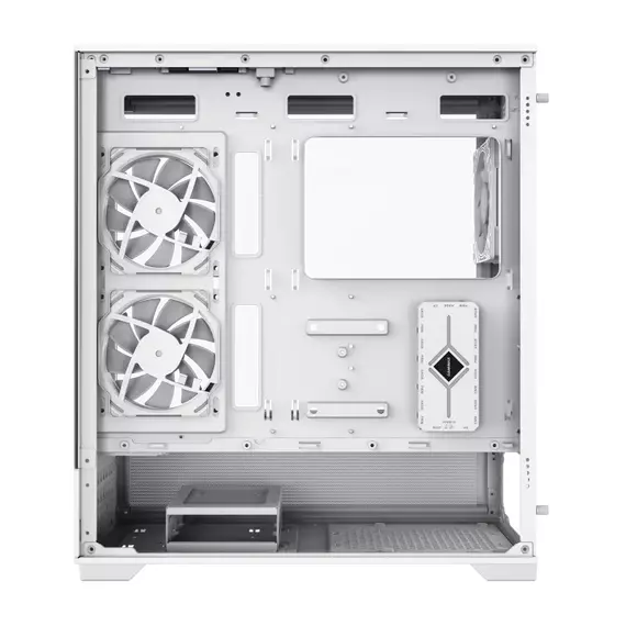 Carcasă PC Gamemax VISTA, Midi-Tower, Fără PSU, Alb, 2 image