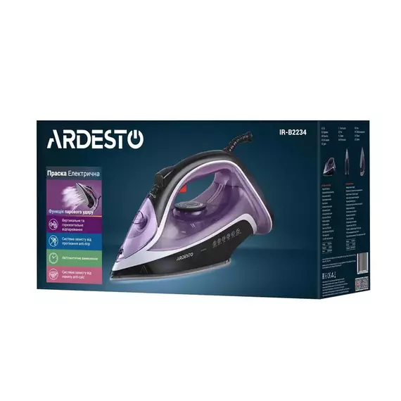 Fier de călcat Ardesto IR-B2234, 2400W, Violet, 7 image