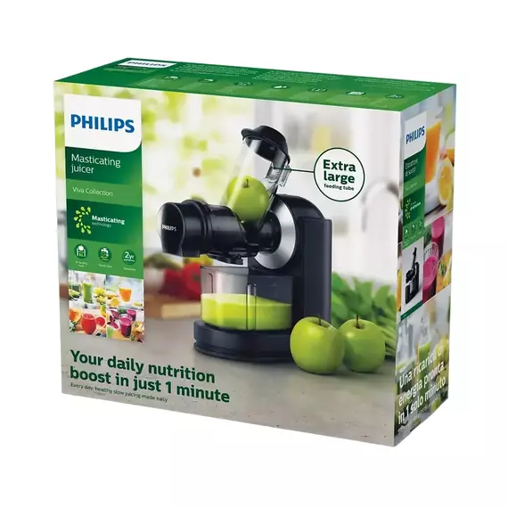 Storcător de fructe și legume PHILIPS HR1889/70, Negru, 6 image