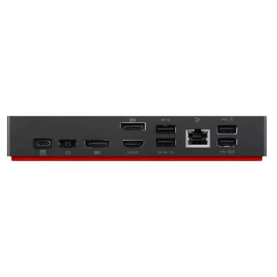 Lenovo ThinkPad Universal USB-C Dock, 3xUSB-A 3.2 G2, 2xUSB-A 2.0,1xUSB-C 3.2G2,2xDP, 1xRJ45(1Gb),1x, 4 image