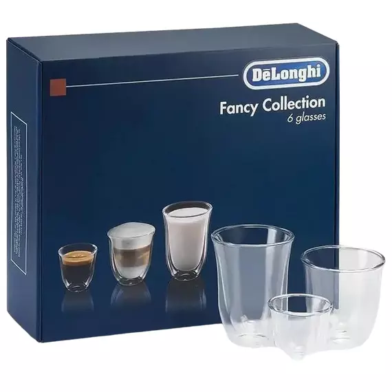 DeLonghi Set de pahare DeLongh DLSC302, 6 buc, Transparent, 4 image