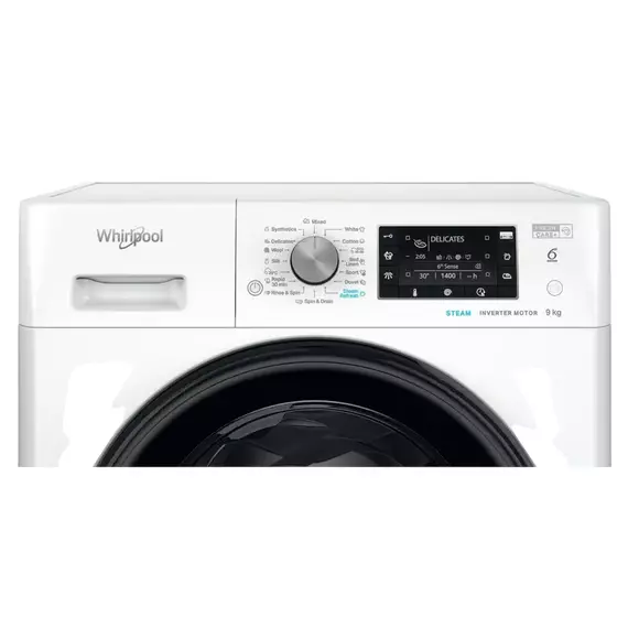 Mașină de spălat Whirlpool FFD 9489 BV EE, 9kg, Alb, 6 image