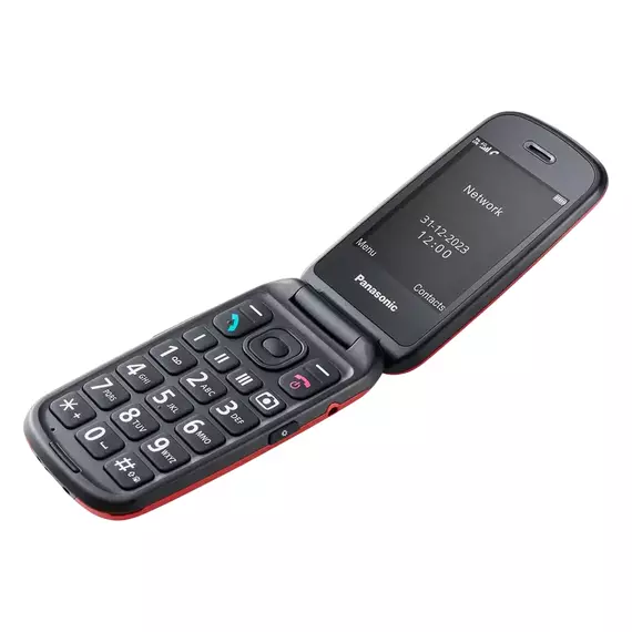 KX-TU550 Panasonic 4G Red Clam Shell, 7 image