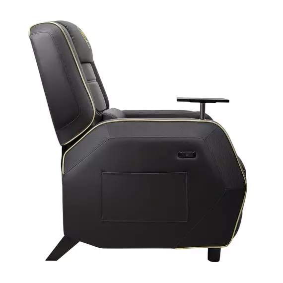 Scaun Gaming Cougar Ranger Pro Royal, PVC Piele, Negru | Auriu, 5 image