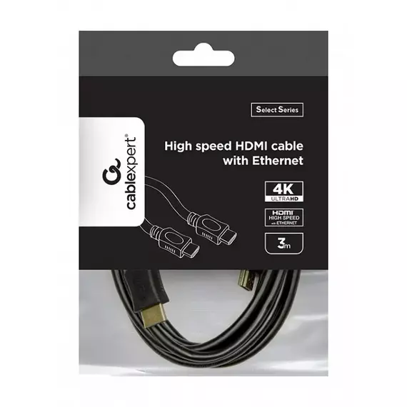 Cablu Video Cablexpert CC-HDMI4L-15, HDMI (M) - HDMI (M), 4,5m, Negru, 2 image