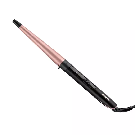 Ondulator de păr BaByliss Conical Wand C454E, Negru | Roz, 6 image