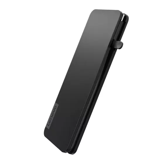 Stație Docking Lenovo USB-C Slim Travel Dock, Negru, 6 image
