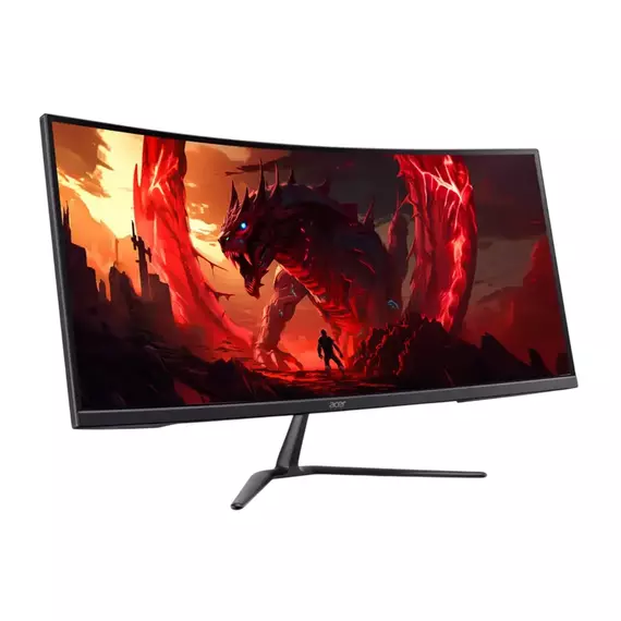 34" Monitor Gaming Acer ED340CURX0BMIIPX, VA 3440x1440 WQHD, Negru, 7 image