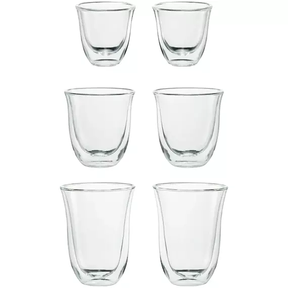 DeLonghi Set de pahare DeLongh DLSC302, 6 buc, Transparent, 3 image