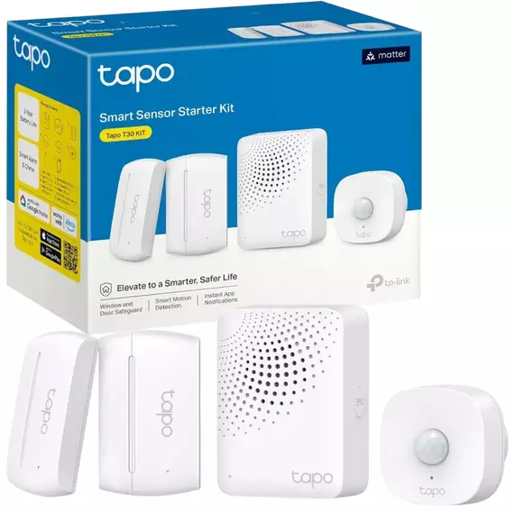 Senzor de mișcare inteligent TP-LINK Tapo T30 KIT, Alb, 6 image