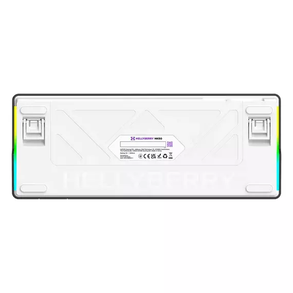 Tastatură HATOR Hellyberry HK60, Cu fir, Alb, 7 image