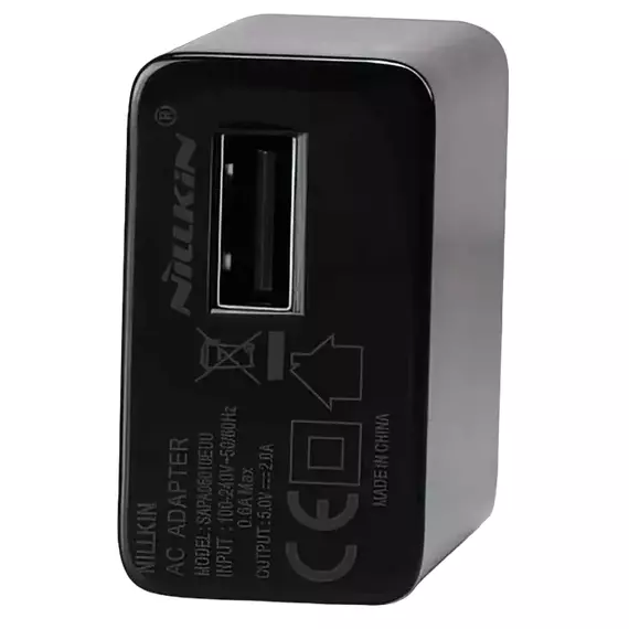 Încărcător Nillkin Wall Charger AC, 1USB, 2.0A, Negru, 2 image