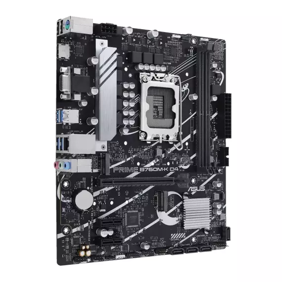 Placă de bază ASUS PRIME B760M-K D4, LGA1700, Intel B760, Micro-ATX, 4 image