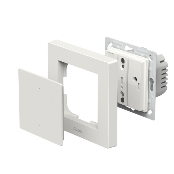 Comutator inteligent AQARA Light Switch H2, Alb, 2 image
