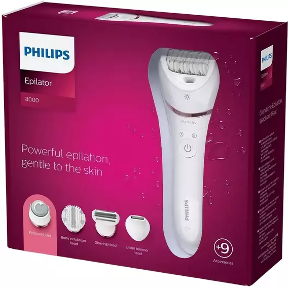 Epilator PHILIPS BRE740/10, Alb, 6 image