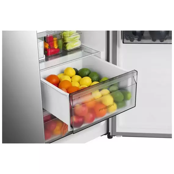 Frigider Hisense RS5P528STIE, Oțel inoxidabil, 2 image