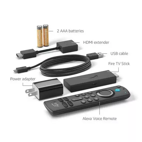 Stick TV Amazon Fire TV Stick HD (3rd Gen) 2024, Negru, 2 image