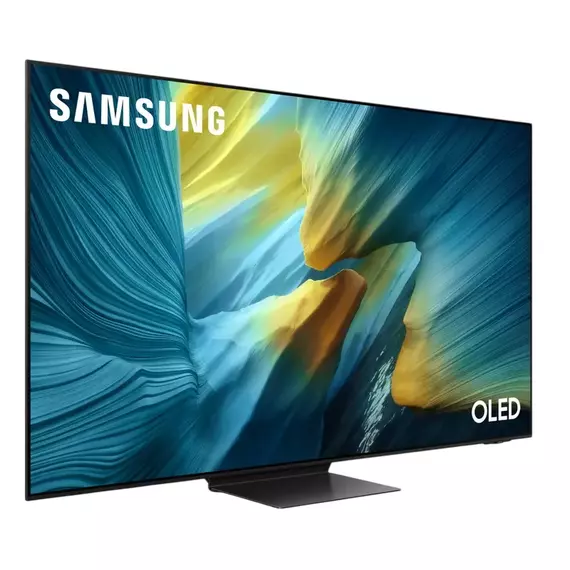 77" OLED SMART TV Samsung QE77S95FAUXUA, 3840x2160 4K UHD, Tizen, Negru, 2 image