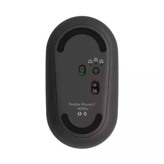 Mouse Wireless Logitech M350S, Grafit, 4 image