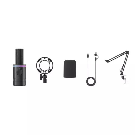 Microfon Gaming Boya CastMic S60B, Negru, 2 image
