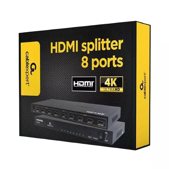 Splitter HDMI Cablexpert DSP-8PH4-03, HDMI (F) - , Negru, 3 image