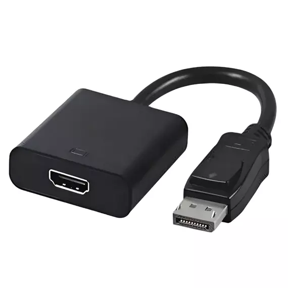Adaptor Video Cablexpert A-DPM-HDMIF-002, DisplayPort (M) - HDMI (F), 0,1 m, Negru, 2 image